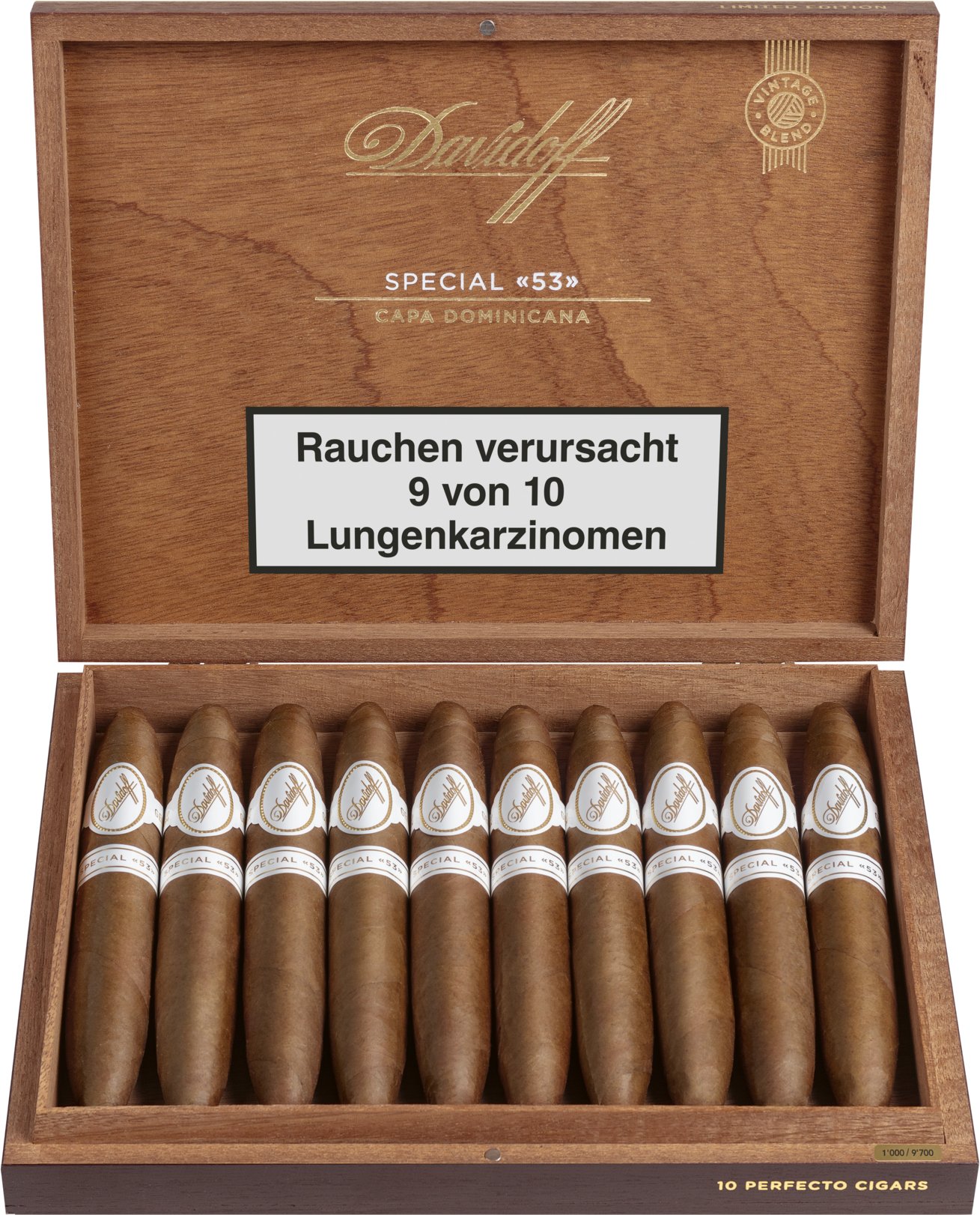 Cigarrenversand Davidoff Special Perfecto Limited Edition