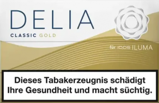 IQOS ILUMA Delia Classic Gold 1 Stück = Packung