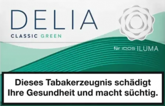 IQOS ILUMA Delia Classic Green 1 Stück = Packung