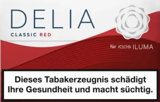 IQOS ILUMA Delia Classic Red 1 Stück = Packung