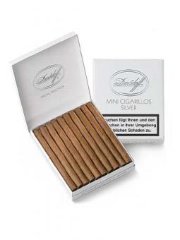 Davidoff Mini Cigarillos Silver 20 Stück = Packung (-3% CV24-Packungsrabatt) 20 Stück = Packung (-3% CV24-Packungsrabatt)