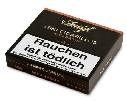Davidoff Mini Cigarillos Nicaragua 20 Stück = Packung (-3% CV24-Packungsrabatt) 20 Stück = Packung (-3% CV24-Packungsrabatt)