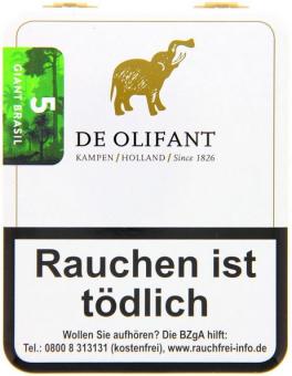 De Olifant 5 Brazil Giant Cigarillo 5 Stück = Packung (-3% CV24-Packungsrabatt)