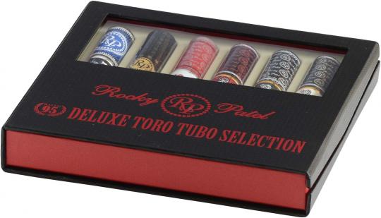 Rocky Patel Sampler Deluxe Toro Tubo Selection 6 Stück = Kiste (-3% CV24-Kistenrabatt) 6 Stück = Kiste (-3% CV24-Kistenrabatt)