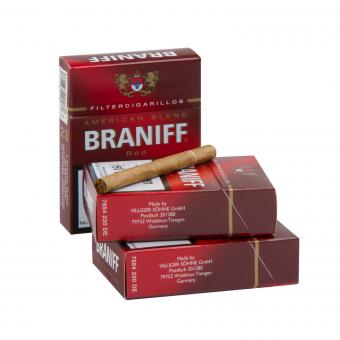 Braniff Red Cigarillos 