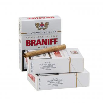 Braniff White Cigarillos  