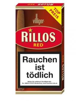Villiger Rillos Red (Sweets) 5 Stück = Packung